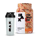Kit Top Whey 3W + Sabor e Coqueteleira Incolor Brinde