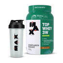 Kit Top Whey 3W+Natural e Coqueteleira Incolor Brinde