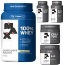 Kit : 100% Whey + Bcaa + Creatina + Glutamina + L-Carnitina